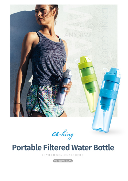 Portable Filtered Water Bottle(Hydrogen-Enriched)
